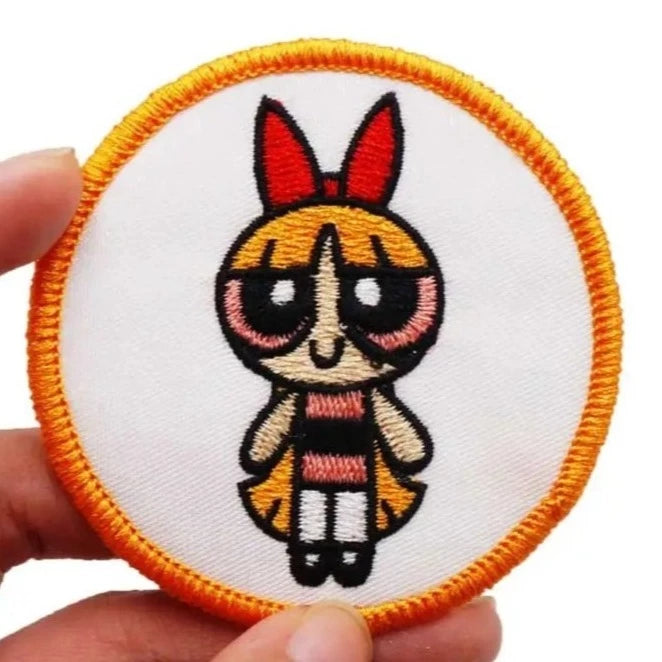 The Powerpuff Girls 'Blossom | Round' Embroidered Patch