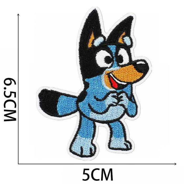 Bluey 'Bluey Heeler | Surprised' Embroidered Patch