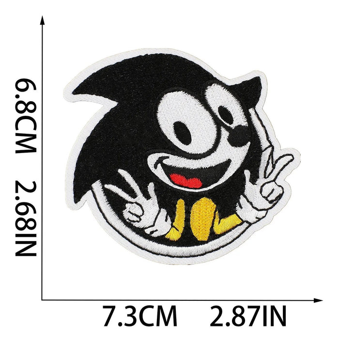 Sonic the Hedgehog 'Young Shadow the Hedgehog' Embroidered Patch