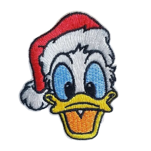 Mickey Mouse Clubhouse 'Donald Duck | Santa Hat' Embroidered Patch