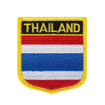 Thailand Flag '1.0' Embroidered Velcro Patch