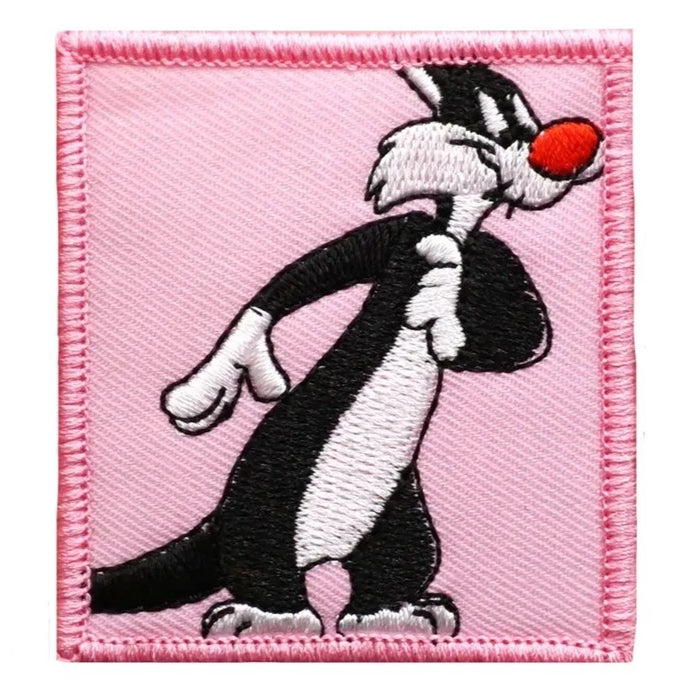 Looney Tunes 'Sylvester the Cat | Square' Embroidered Patch