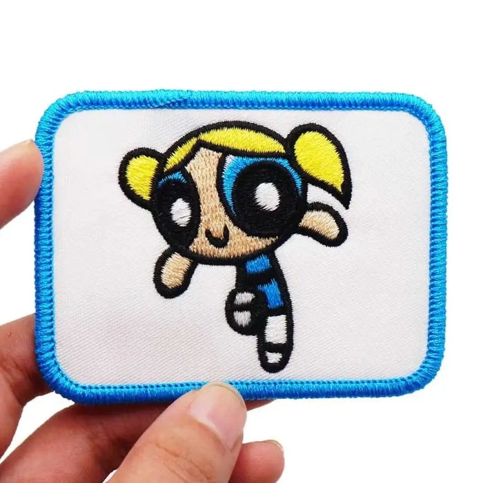 The Powerpuff Girls 'Bubbles | Square' Embroidered Patch