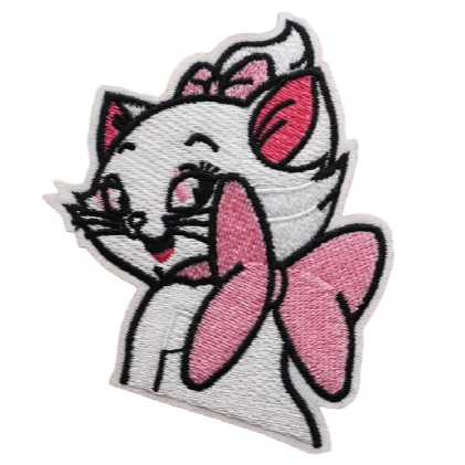 The Aristocats 'Marie | Big Pink Bow' Embroidered Patch