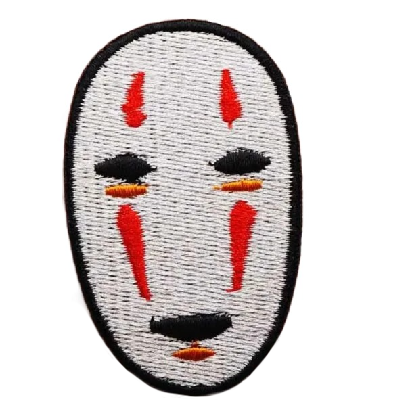 Spirited Away 'No-Face Mask | 1.0' Embroidered Patch