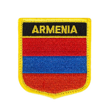 Armenia Flag Embroidered Velcro Patch