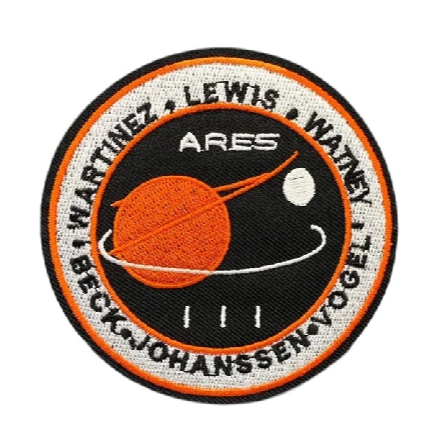 The Martian 'Ares III Mission Logo' Embroidered Patch