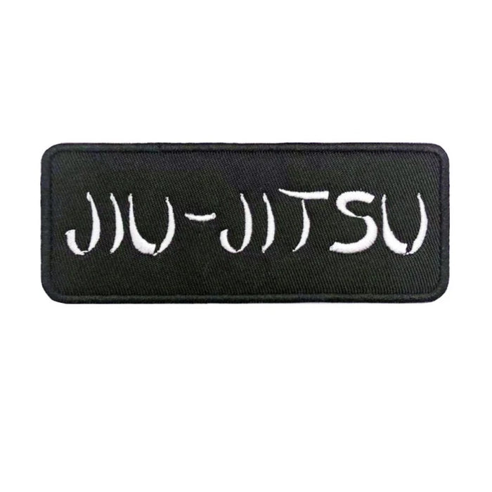 Martial Arts 'Jiu-Jitsu Logo' Embroidered Velcro Patch