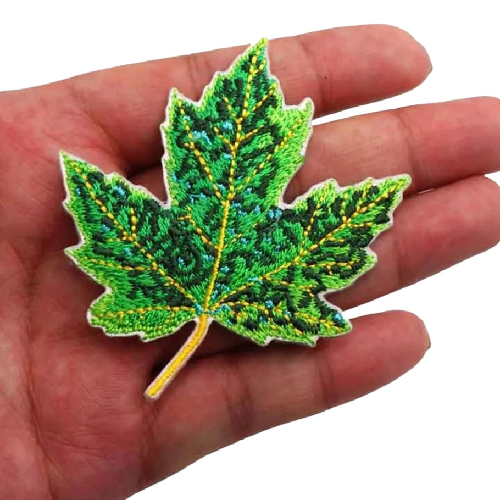 Plant 'Maple Leaf' Embroidered Patch