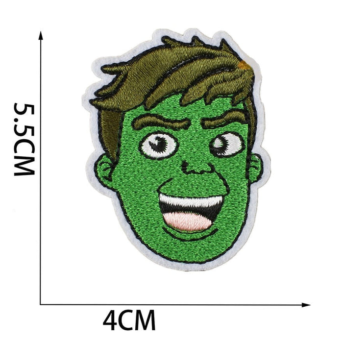 The Incredible Hulk 'Happy Face' Embroidered Patch