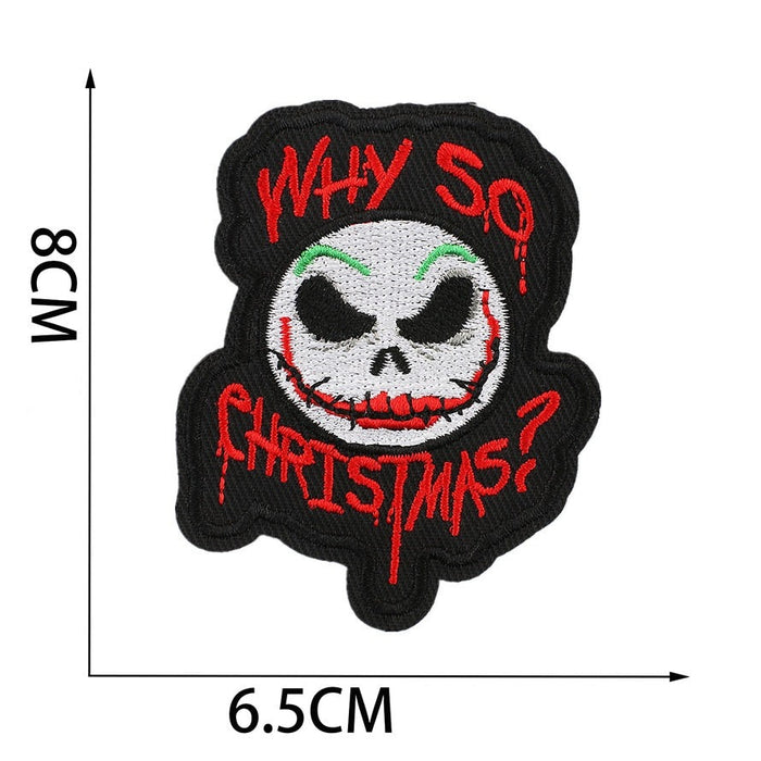 The Nightmare Before Christmas 'Jack | Why So Christmas' Embroidered Patch