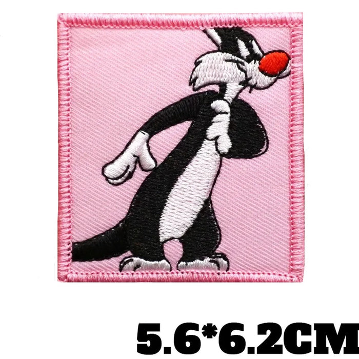 Looney Tunes 'Sylvester the Cat | Square' Embroidered Patch
