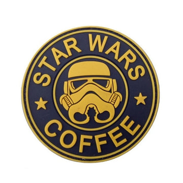 Empire and Rebellion Coffee | Stormtrooper | 1.0' PVC Rubber Velcro Patch