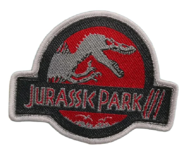 Jurassic Park 3 'Logo' Embroidered Patch