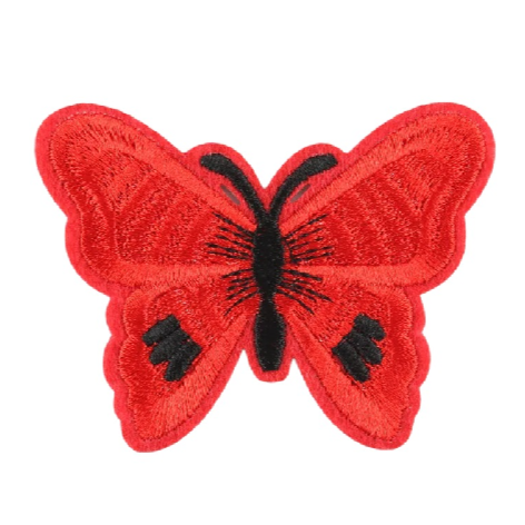 Cute 'Butterflies' Embroidered Patch