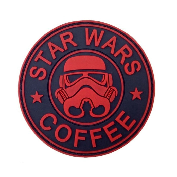 Empire and Rebellion Coffee | Stormtrooper | 1.0' PVC Rubber Velcro Patch