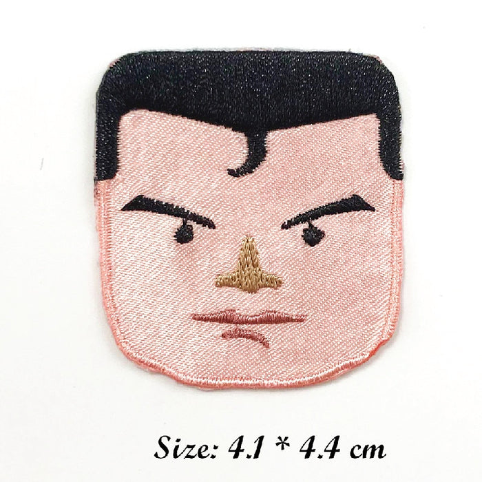 Superman 'Head' Embroidered Patch