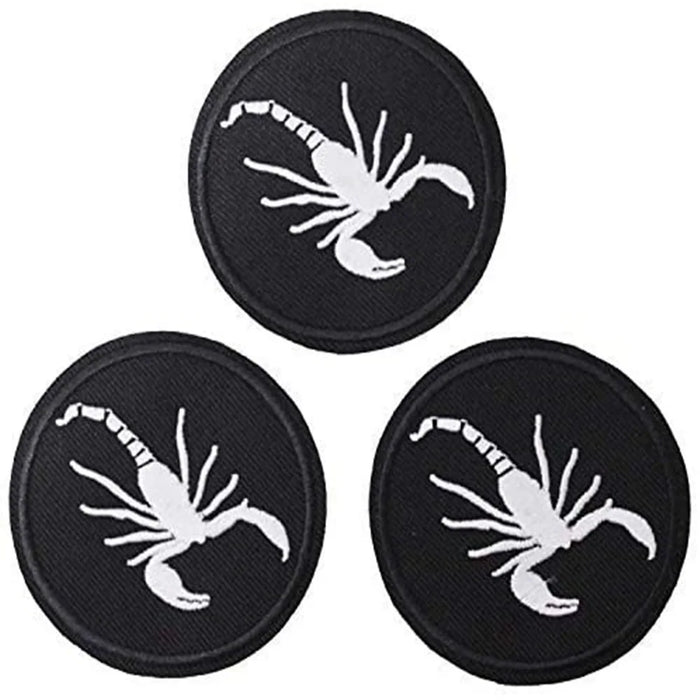 Scorpion 'Set of 3' Embroidered Patch