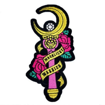 Sailor Moon 'Moon Stick | Moonlight Warrior' Embroidered Patch