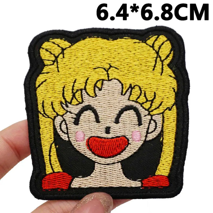 Sailor Moon 'Laughing' Embroidered Patch