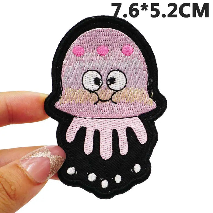 Jellyfish Embroidered Patch