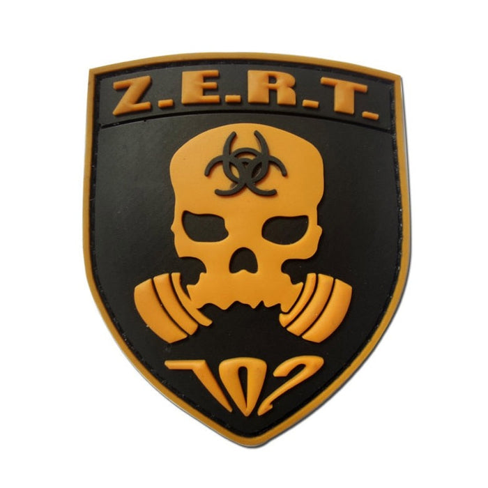 Resident Evil 'Z.E.R.T Logo' PVC Rubber Velcro Patch