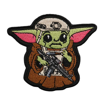 Empire and Rebellion 'Tactical Baby Yoda | Serious' Embroidered Patch