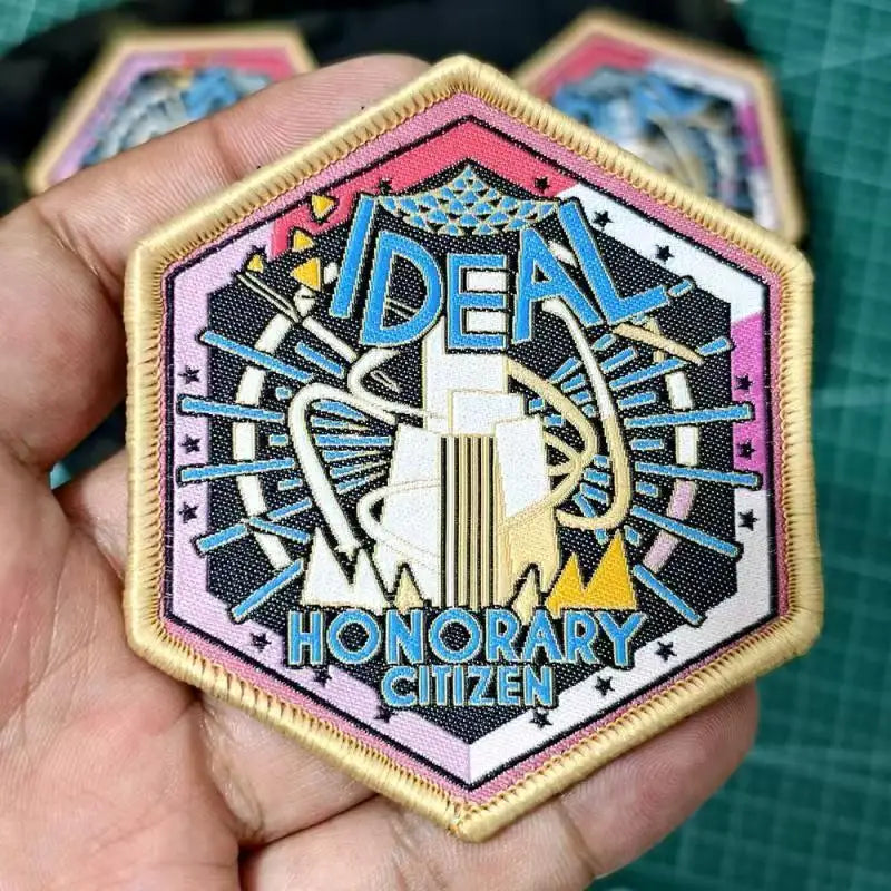 Arknights 'Ideal Honorary Citizen Medal' Embroidered Velcro Patch