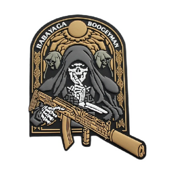 Grim Reaper 'Babayaga Boogeyman' PVC Rubber Velcro Patch