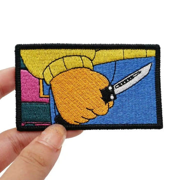 Arthur 'Arthur's Fist with Knife' Embroidered Velcro Patch