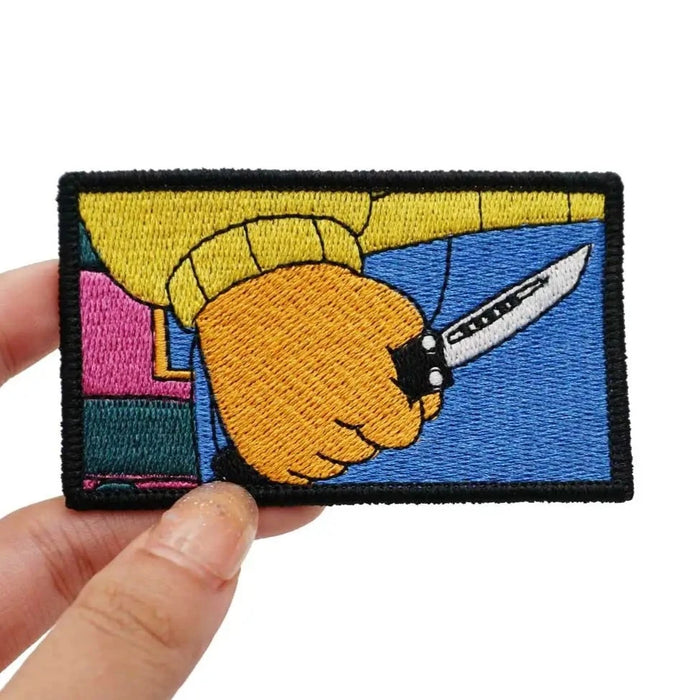 Arthur 'Arthur's Fist with Knife' Embroidered Velcro Patch