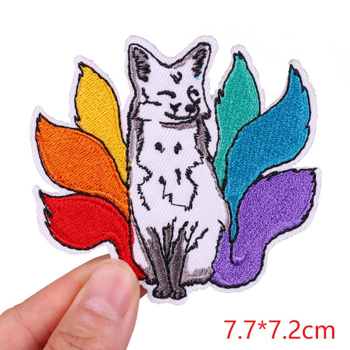 LGBTQ 'Six-Tailed Fox' Embroidered Patch