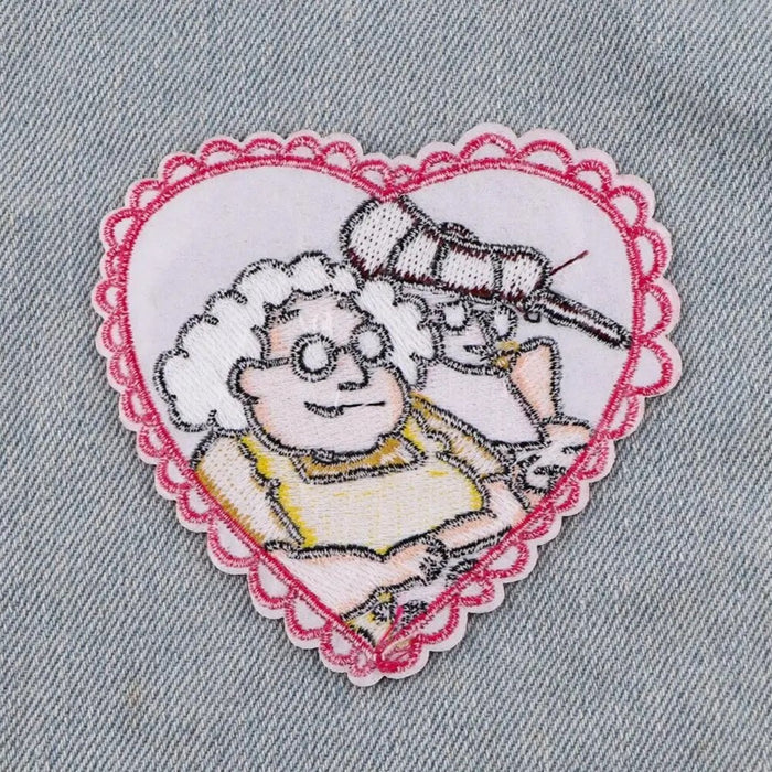 Courage the Cowardly Dog 'Eustace and Muriel' Embroidered Patch