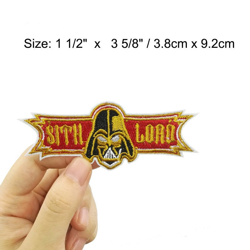 Empire and Rebellion 'Darth | Mask | Sith Lord' Embroidered Patch