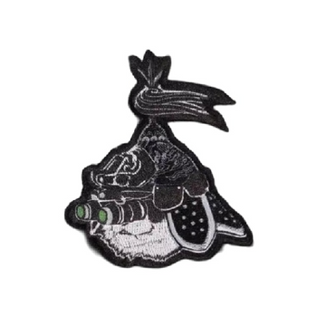 Tactical Panda Head 'Night Vision Goggles' Embroidered Velcro Patch