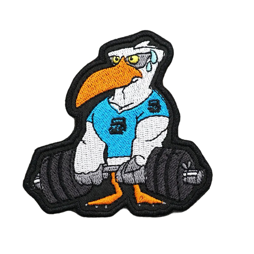 Seagull 'Deadlift' Embroidered Velcro Patch