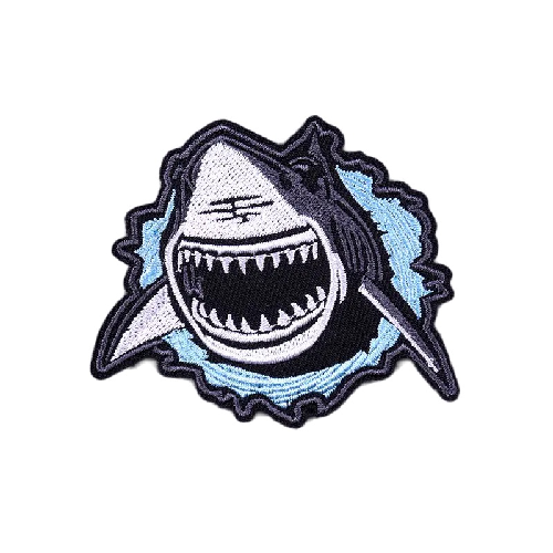 Shark 'Big Mouth' Embroidered Patch