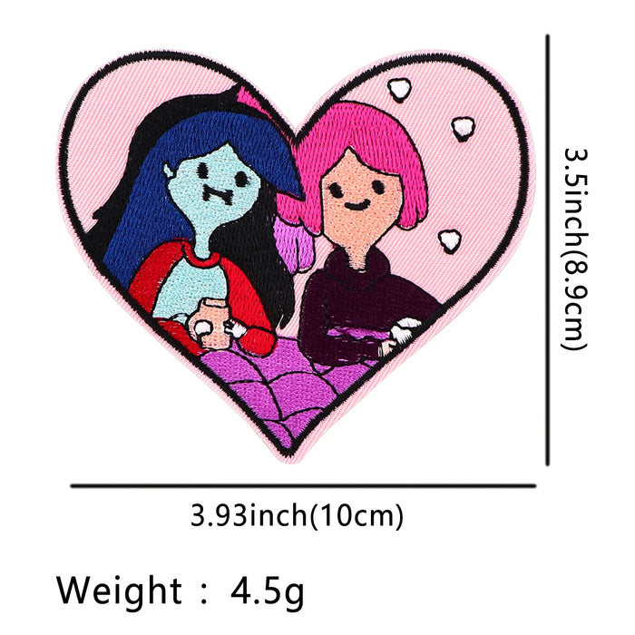Adventure Time ‘Princess Bubblegum and Marceline' Embroidered Patch