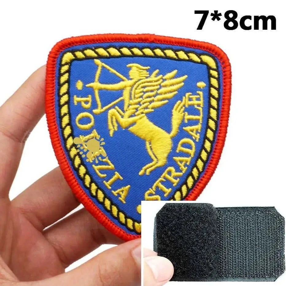 National Police SWAT Raid Emblem Cosplay Airsoft PVC Fan Patch National Police SWAT Raid Emblem Cosplay Airsoft PVC Fan Patch