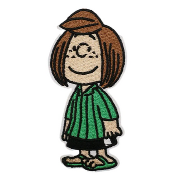 The Peanuts Movie 'Peppermint | Waiting' Embroidered Velcro Patch