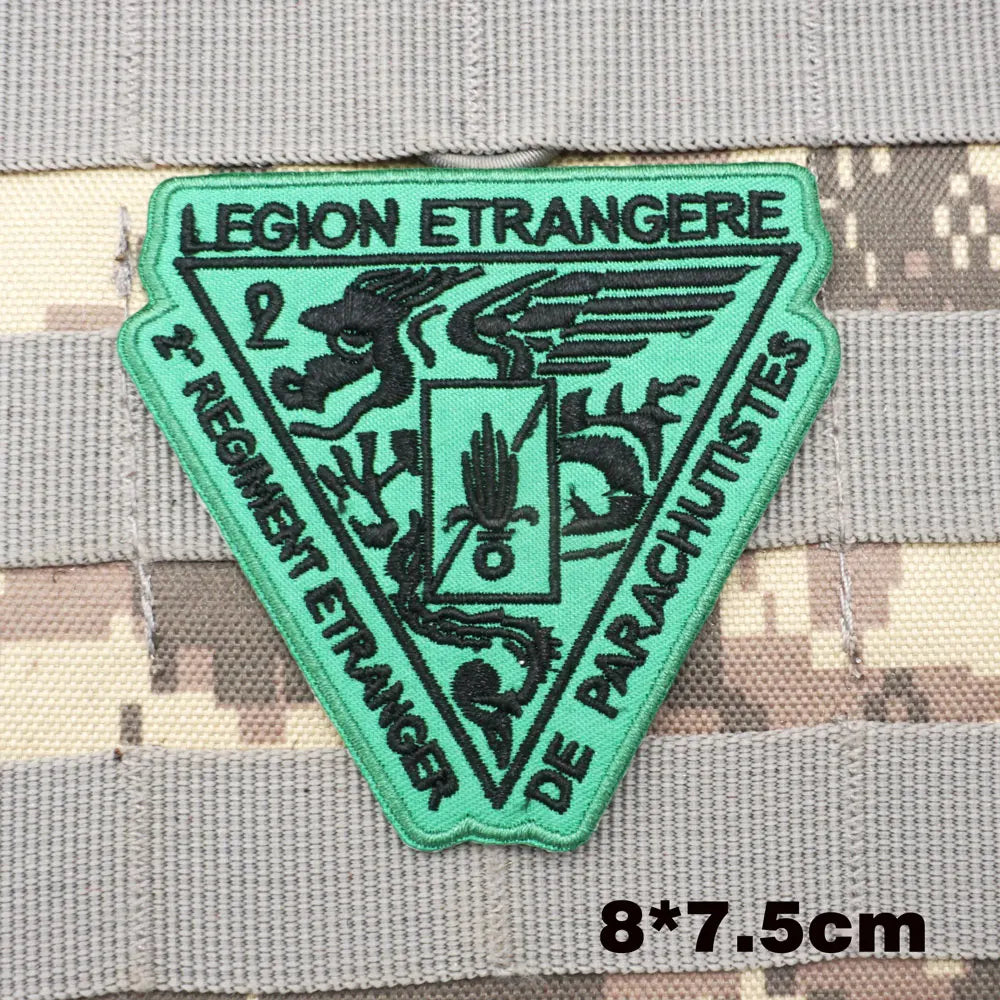 Patch Brodé Légion Étrangère – 2ème Étranger Parachutiste – Militaire