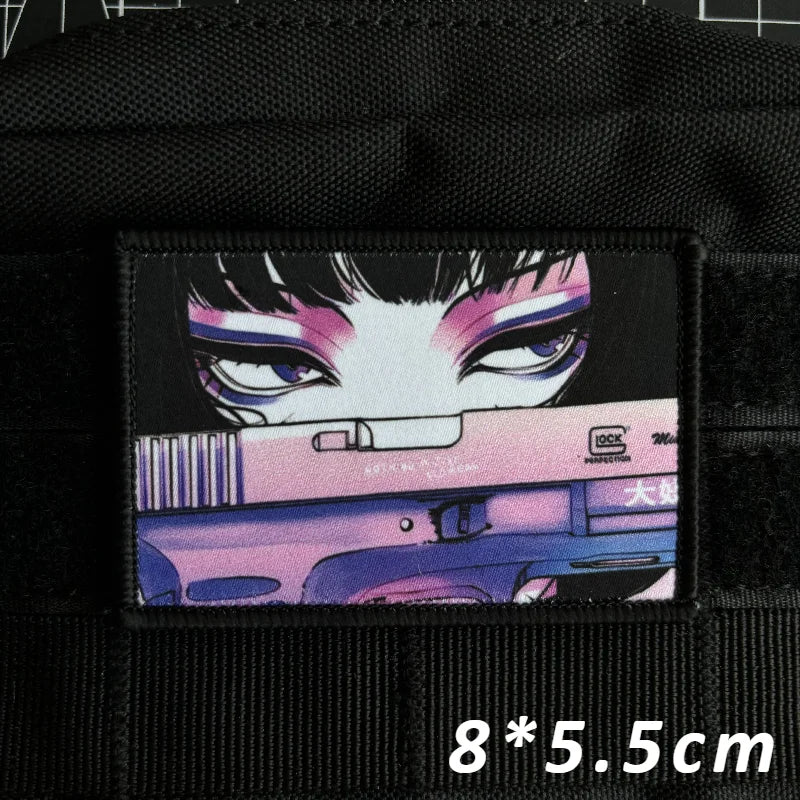Cyberpunk 'Sasha Yakovleva | Serious Eyes' Embroidered Velcro Patch