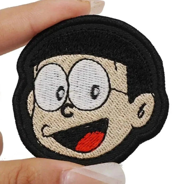 Doraemon 'Nobi Nobita | Head' Embroidered Velcro Patch