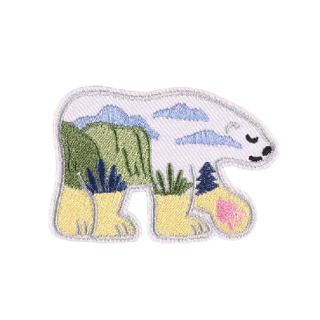 Polar Bear 'Desert' Embroidered Patch