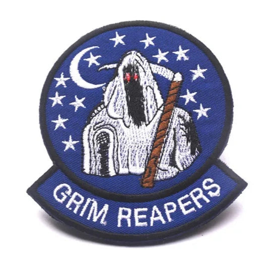 Grim Reapers '4451st Tactical Squadron' Embroidered Velcro Patch