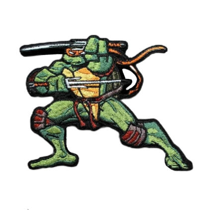 Teenage Mutant Ninja Turtles 'Rafael' Embroidered Velcro Patch