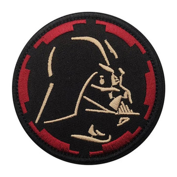 Empire and Rebellion 'Darth Vader Mask' Embroidered Velcro Patch