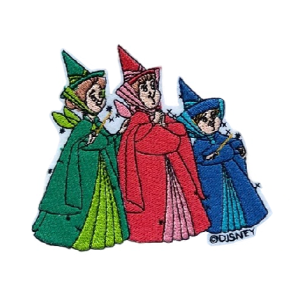 Sleeping Beauty 'Fauna | Flora | Merryweather' Embroidered Patch