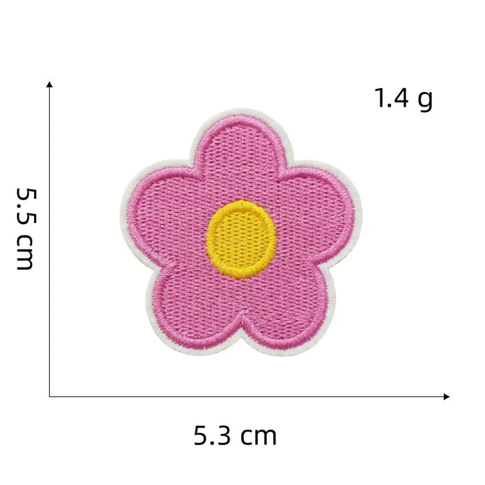 Barbie 'Flower' Embroidered Patch
