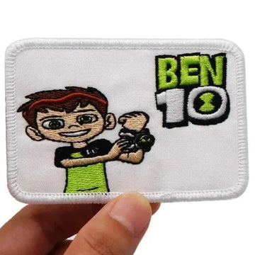 Ben 10 'Ben Tennyson | Square' Embroidered Velcro Patch